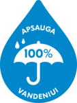 Apsauga vandeniui 100%